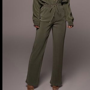 JLUXLABEL Olive Veria Drawstring Pants - 1x